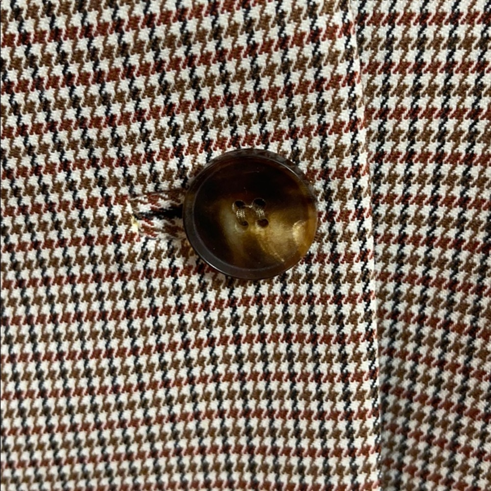 Tiny Checker Design Jacket. Matching Pants - image 2